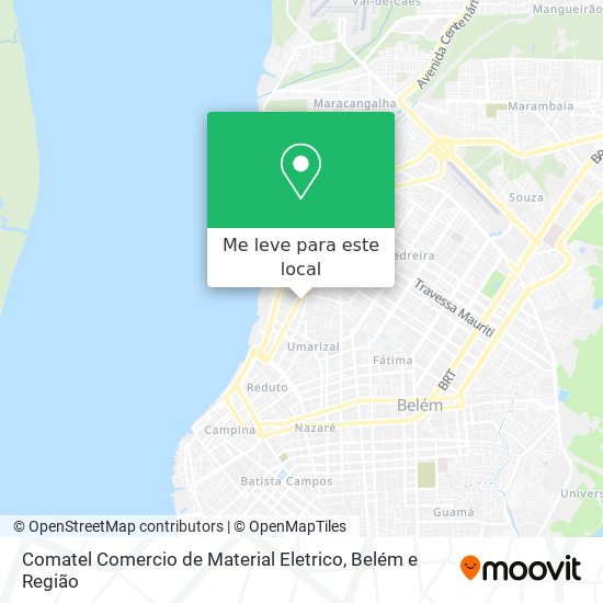 Comatel Comercio de Material Eletrico mapa