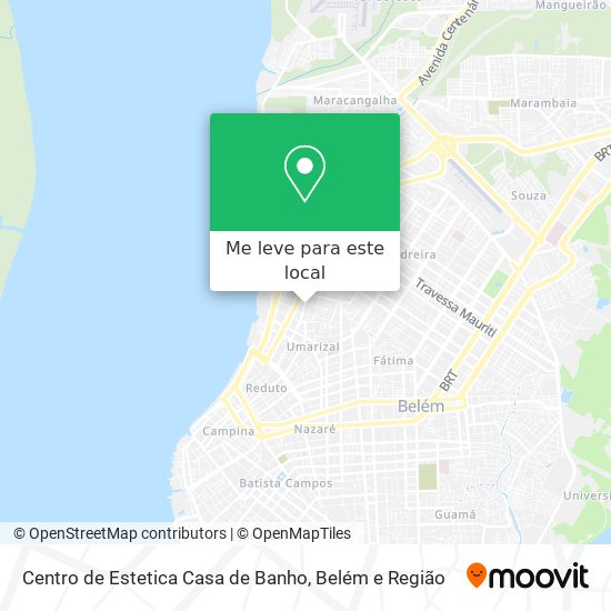 Centro de Estetica Casa de Banho mapa