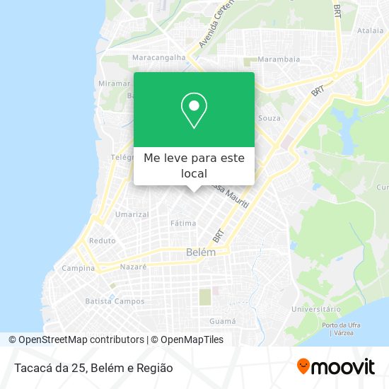 Tacacá da 25 mapa