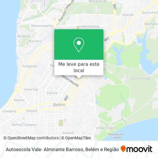 Autoescola Vale- Almirante Barroso mapa