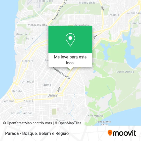 Parada - Bosque mapa