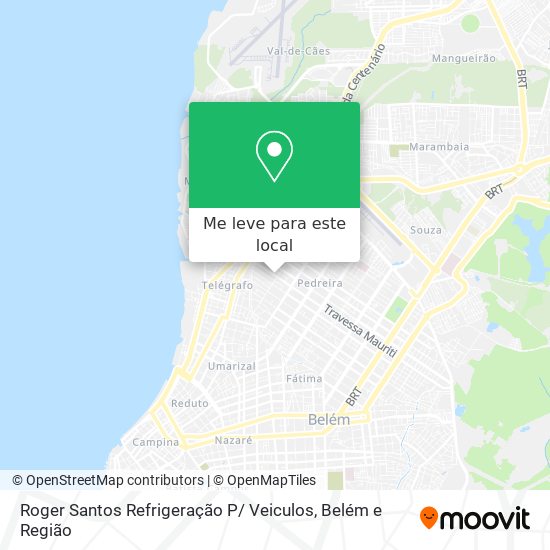 Roger Santos Refrigeração P/ Veiculos mapa