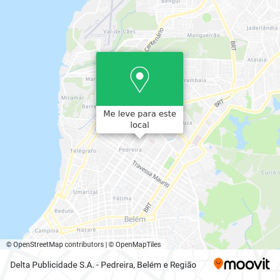 Delta Publicidade S.A. - Pedreira mapa