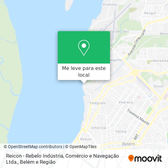 Reicon - Rebelo Indústria, Comércio e Navegação Ltda. mapa