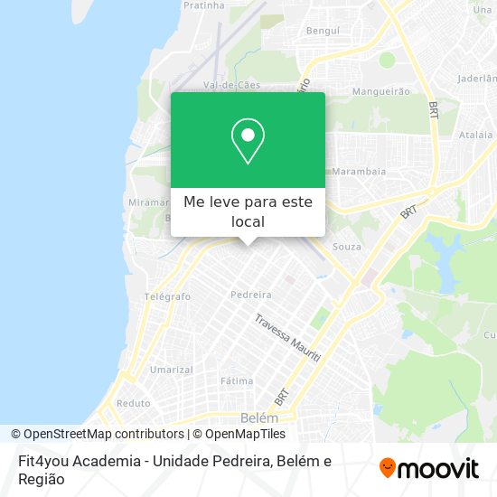 Fit4you Academia - Unidade Pedreira mapa