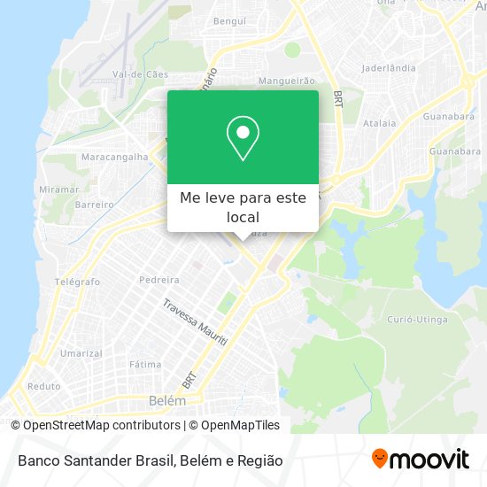 Banco Santander Brasil mapa