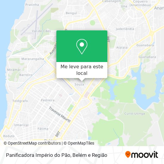 Panificadora Império do Pão mapa