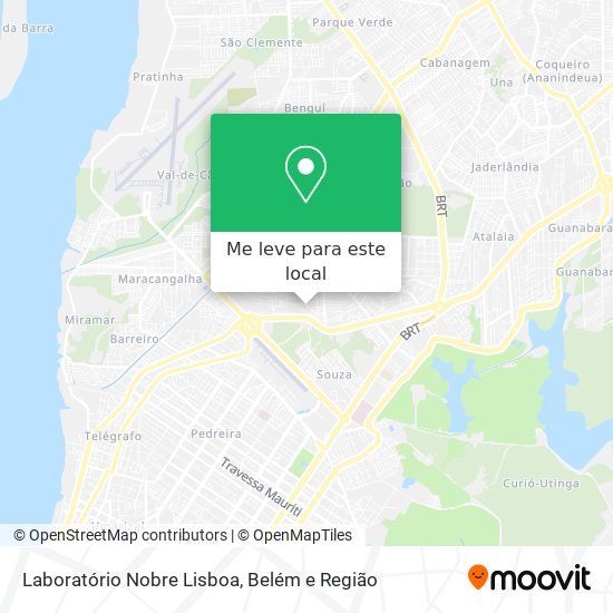 Laboratório Nobre Lisboa mapa