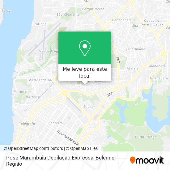 Pose Marambaia Depilação Expressa mapa