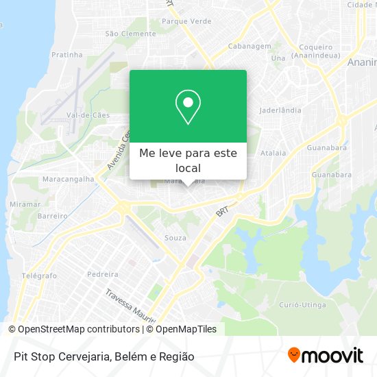 Pit Stop Cervejaria mapa