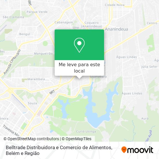 Belltrade Distribuidora e Comercio de Alimentos mapa