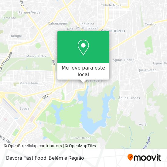 Devora Fast Food mapa