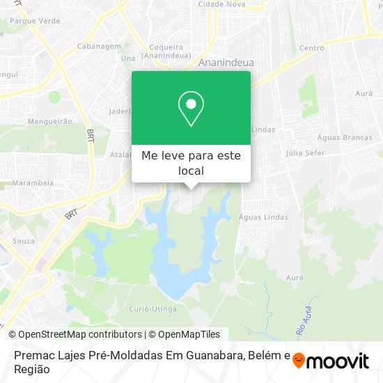 Premac Lajes Pré-Moldadas Em Guanabara mapa