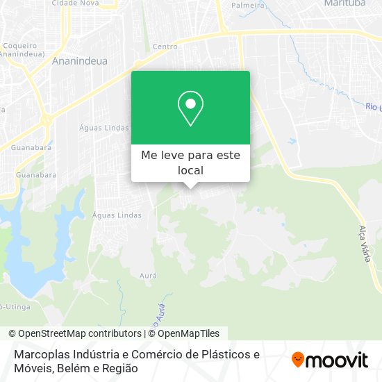 Marcoplas Indústria e Comércio de Plásticos e Móveis mapa
