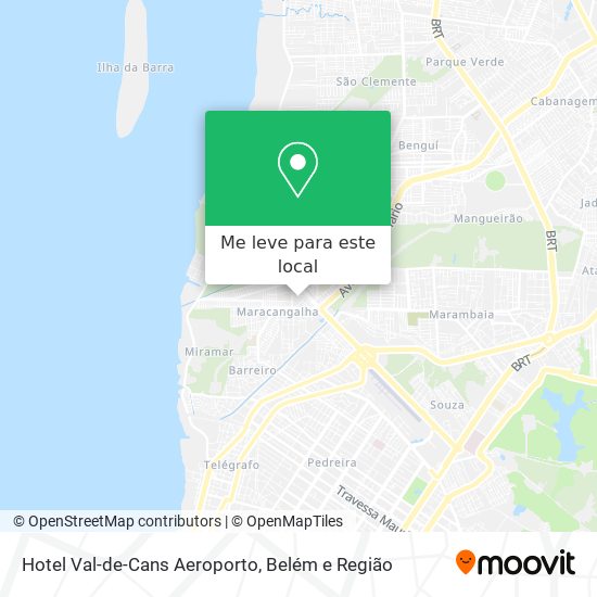 Hotel Val-de-Cans Aeroporto mapa