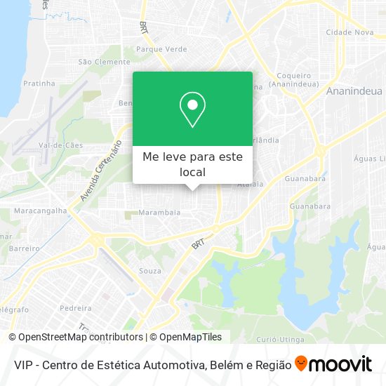 VIP - Centro de Estética Automotiva mapa