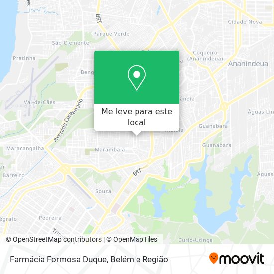 Farmácia Formosa Duque mapa