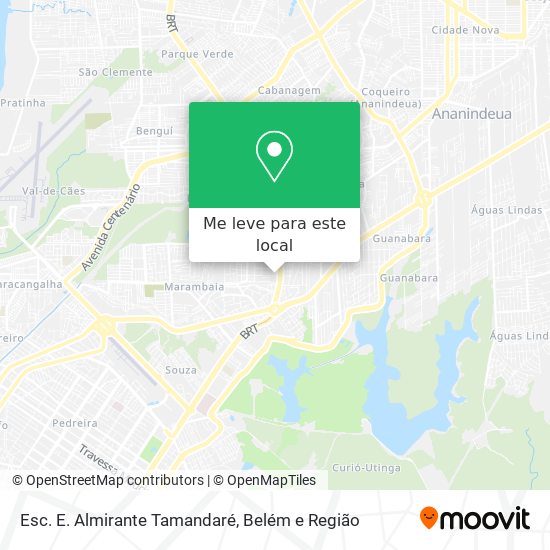 Esc. E. Almirante Tamandaré mapa