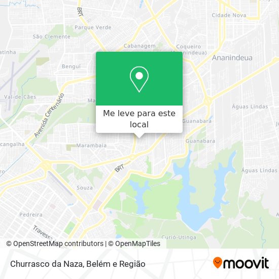 Churrasco da Naza mapa