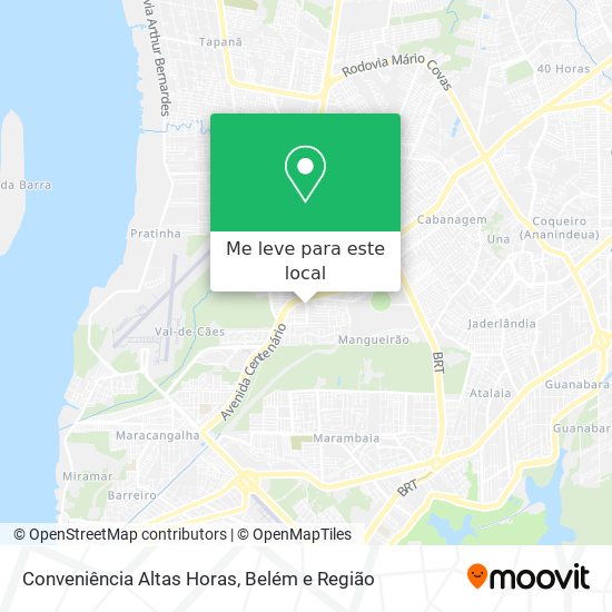 Conveniência Altas Horas mapa