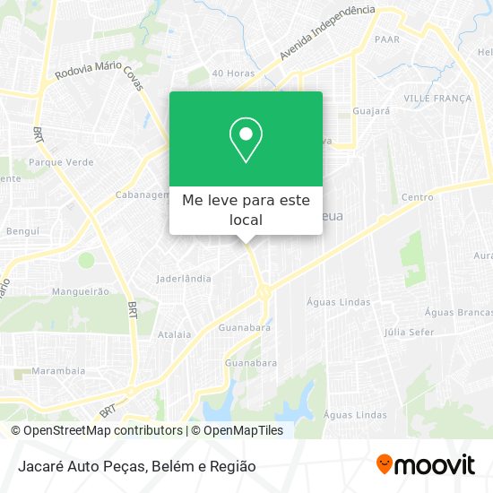 Jacaré Auto Peças mapa