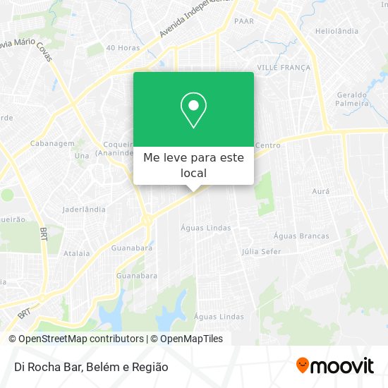 Di Rocha Bar mapa