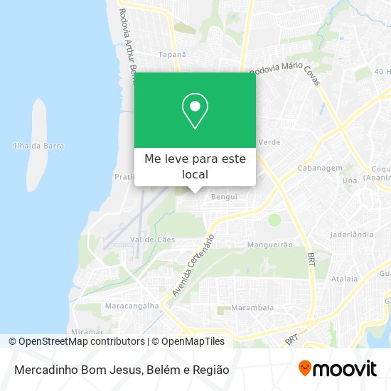 Mercadinho Bom Jesus mapa