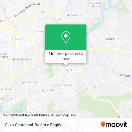 Cazo Castanhal mapa