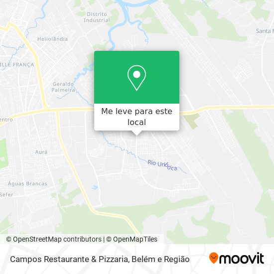 Campos Restaurante & Pizzaria mapa