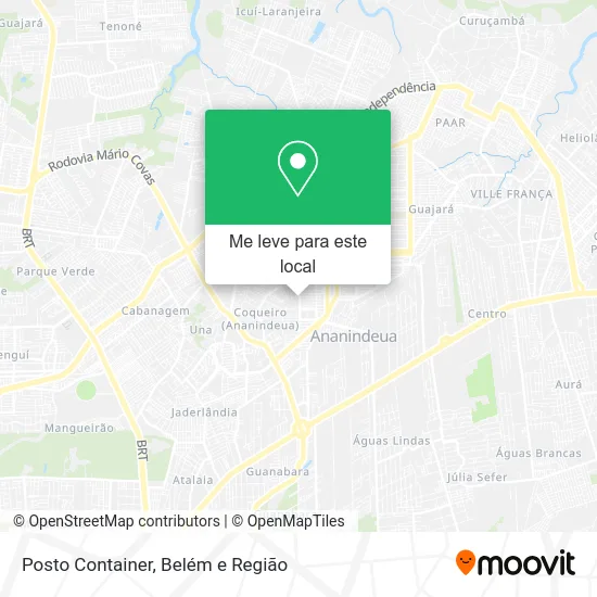 Posto Container mapa