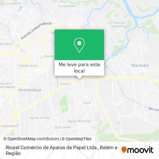 Riopel Comércio de Aparas de Papel Ltda. mapa