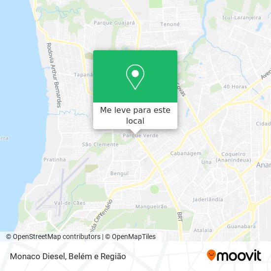 Monaco Diesel mapa