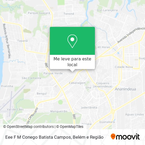 Eee F M Conego Batista Campos mapa