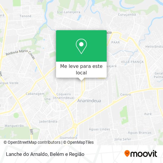 Lanche do Arnaldo mapa