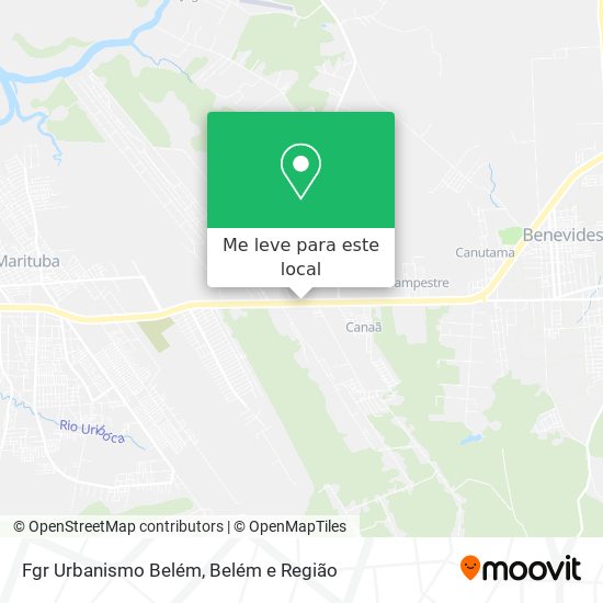 Fgr Urbanismo Belém mapa