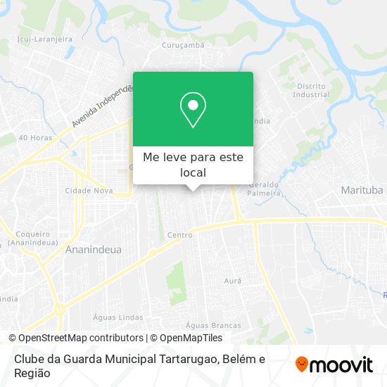 Clube da Guarda Municipal Tartarugao mapa