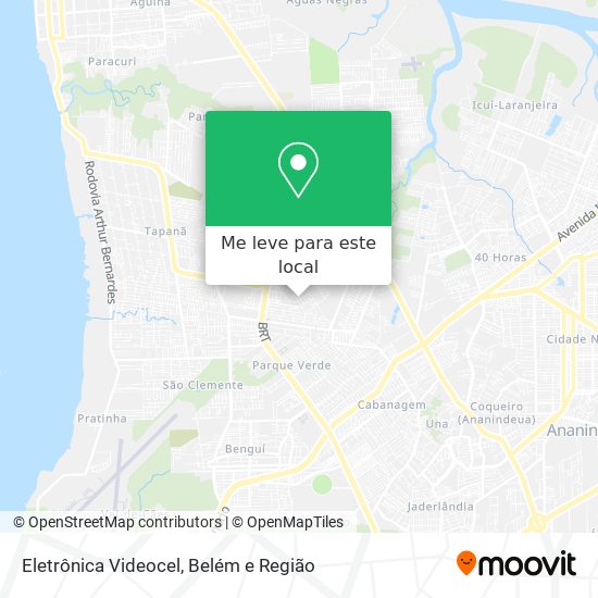 Eletrônica Videocel mapa