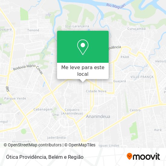 Ótica Providência mapa
