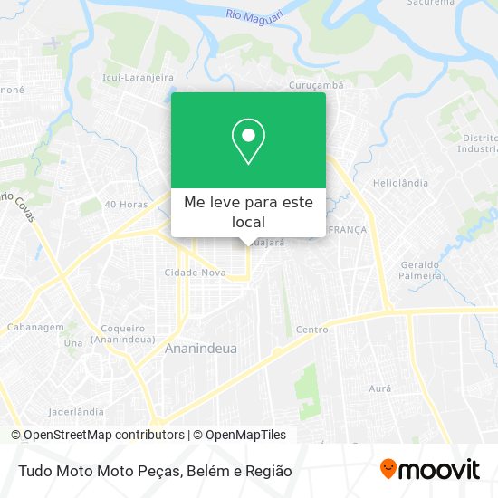 Tudo Moto Moto Peças mapa