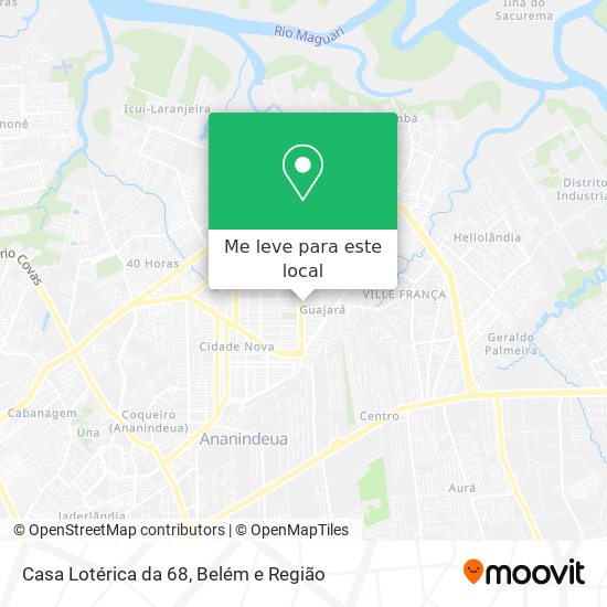 Casa Lotérica da 68 mapa