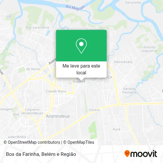 Box da Farinha mapa
