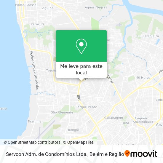 Servcon Adm. de Condomínios Ltda. mapa