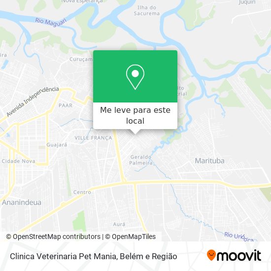 Clinica Veterinaria Pet Mania mapa