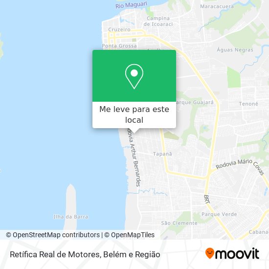 Retífica Real de Motores mapa