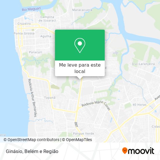 Ginásio mapa