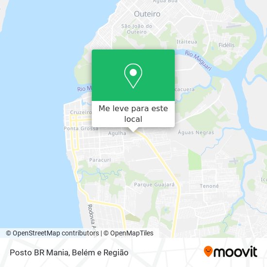 Posto BR Mania mapa