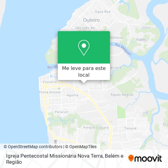 Igreja Pentecostal Missionária Nova Terra mapa