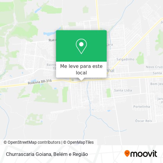 Churrascaria Goiana mapa