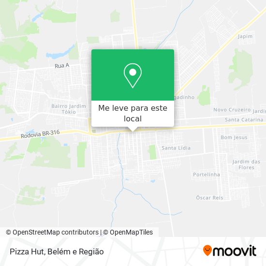 Pizza Hut mapa