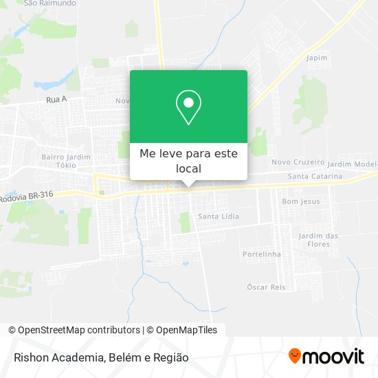 Rishon Academia mapa